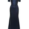 Peter Som Matte Sequin Gown in Blue (navy) - Lyst