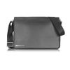 Porsche Design Black Leather Messenger Bag in Black for Men - Lyst