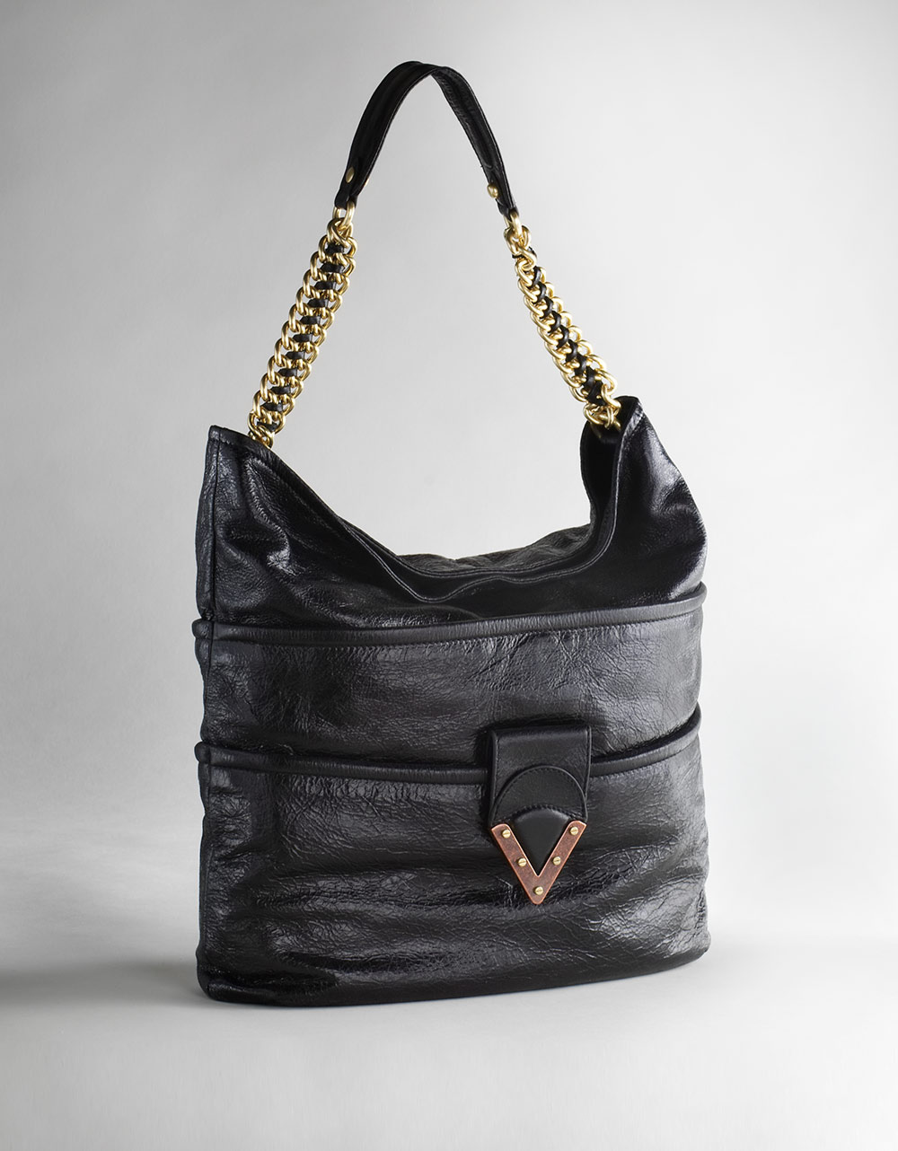 Pour La Victoire Leather Hobo Handbag in Black | Lyst