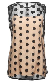 Stella McCartney Polka Dot Sleeveless Top - Lyst