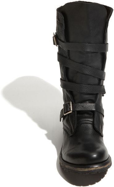 steve madden indra buckle boot