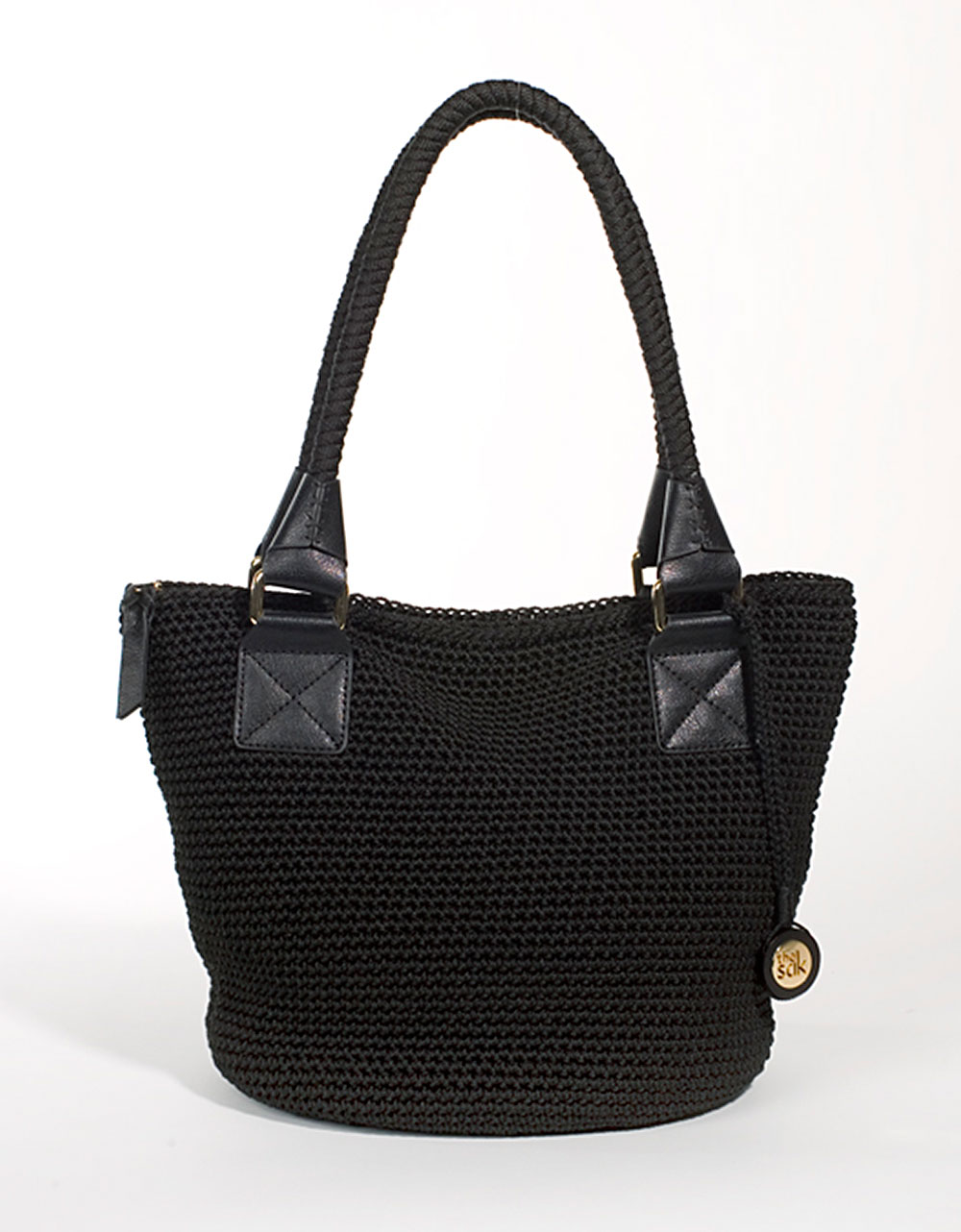 The Sak Cambria Crochet Bucket Tote Bag in Black Lyst