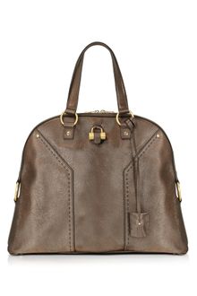 Yves Saint Laurent Muse - Oversized Leather Tote Bag - Lyst