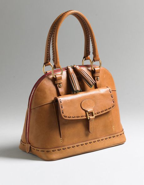 dooney and bourke brown satchel