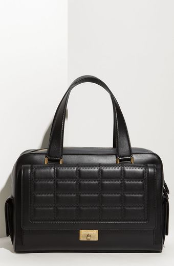  Catherine - Large Quilted Flap Box Satchel 