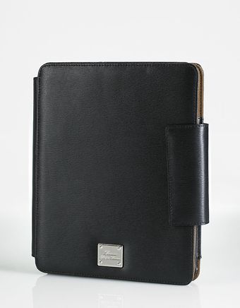 Lauren by Ralph Lauren Newbury Black Leather Ipad Case - Lyst