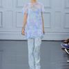 Richard Nicoll Spring 2012 Floral Print Full Length Pants In Light Blue in Blue - Lyst