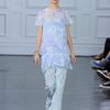 Richard Nicoll Spring 2012 Floral Print Full Length Pants In Light Blue in Blue - Lyst