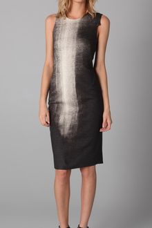 Helmut Lang Abyss Print Felt Dress - Lyst