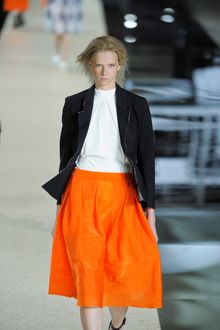 Acne Spring 2012 Orange Mid-Length Skirt - Lyst