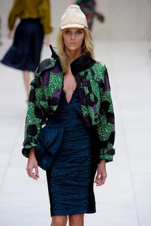 Burberry Prorsum Spring 2012 Raffia Pom-Pom Hat - Lyst