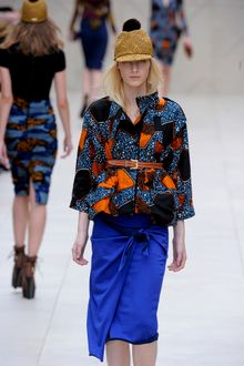 Burberry Prorsum Spring 2012 Raffia Pom-Pom Hat - Lyst