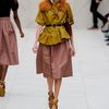 Burberry Prorsum Spring 2012 Raffia Collar In Orange in Orange - Lyst