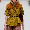 Burberry Prorsum Spring 2012 Raffia Collar In Orange in Orange - Lyst