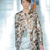 Christopher Kane Spring 2012 Gray Mini Cocktail Dress With Silver Flower Print in Gray - Lyst