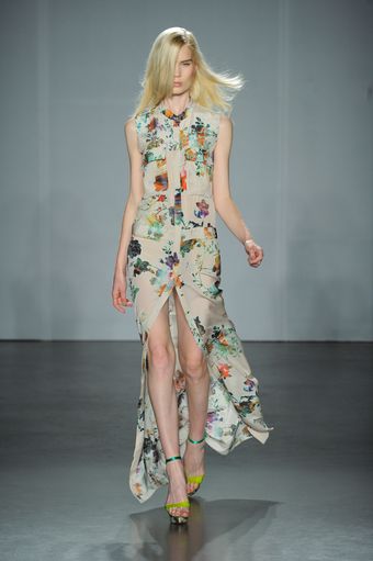 Matthew Williamson Spring 2012 Green Sandal Heels - Lyst