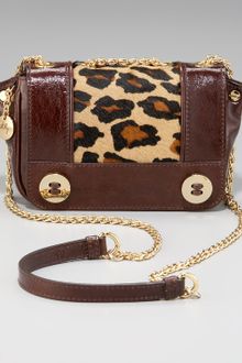 Milly Leopard-printed Mini Sophia Crossbody Bag - Lyst