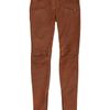 Balmain Leather Biker Trousers with Zip Detail in Brown - Lyst