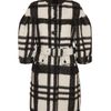 Burberry Prorsum Checked Coat in Black (black white) - Lyst