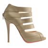 Christian Louboutin Gril Cutout Leather Shoe Boots in Gray (grey) - Lyst