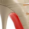 Christian Louboutin Gril Cutout Leather Shoe Boots in Gray (grey) - Lyst