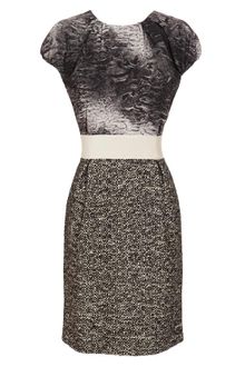 Giambattista Valli Paneled Crepe-wool Dress - Lyst