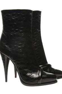Givenchy Leather Ankle Boots with Strap Detail - Lyst