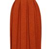 House Of Holland Harris Tweed Pleated Skirt in Orange - Lyst