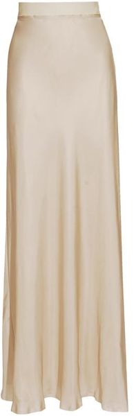 Lanvin Silk Maxi-skirt - Lyst