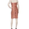 Lanvin Gathered Silk Gazar Bustier Dress in Pink (blush) - Lyst
