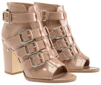  Volance Patent Leather Ankle Boots 