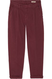 Levi's Cropped Cotton-blend Twill Pants - Lyst