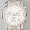 Michael Kors Jet Set Sport Watch in Silver - Lyst