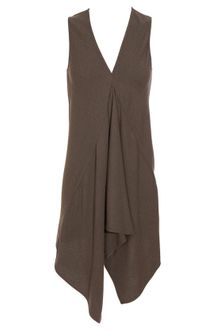 Rick Owens Silk and Wool-blend Tunic Dress - Lyst