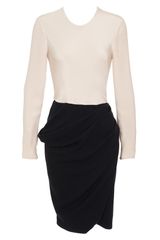 Roksanda Ilincic Gathered Silk-wool Blend Dress