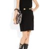 Versace Nappa Leather Peeptoe Boots in Black - Lyst