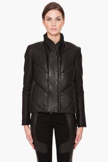 Helmut Lang Waxed Leather Jacket - Lyst
