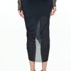 Helmut Lang Front Wrap Skirt in Blue Lapis in Blue - Lyst