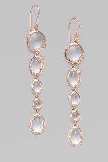 Ippolita Clear Quartz, Diamond & Rose Earrings - Lyst
