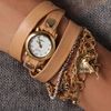 La Mer Collections Palm Springs Vintage Charms Watch in Beige (camel) - Lyst
