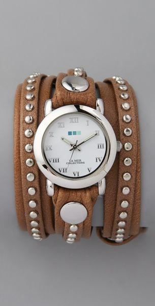 La Mer Collections Bali Studs Watch - Lyst