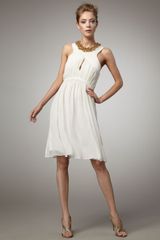 Robert Rodriguez Black Label Alexandra Short Dress, Ivory