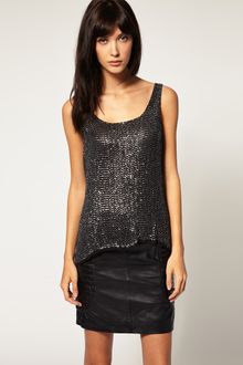 Selected /femme Selected Sequinned Vest - Lyst