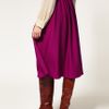 Asos Collection Asos Swing Skirt in Soft Textured Jersey in Green - Lyst