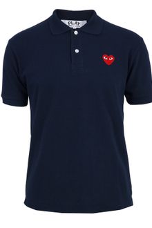 Comme Des Garçons Az-t006 Navy Polo Shirt - Lyst