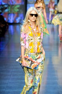 D&G Spring 2012 Printed Blouse - Lyst