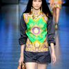 D&g Spring 2012 Scarf Wrapped Wedges  in Red - Lyst