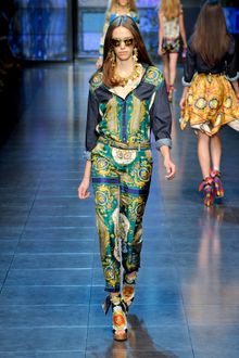 D&G Spring 2012 Printed Trouser - Lyst