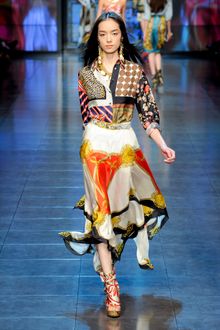 D&G Spring 2012 Multi Scarf Print Button Down Shirt  - Lyst