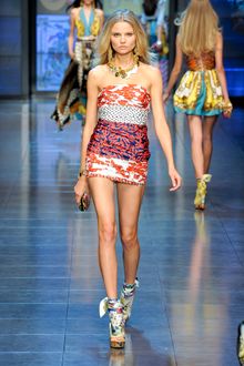 D&G Spring 2012 Scarf Wrapped Wedges - Lyst